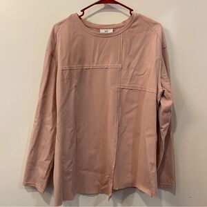 Lit Pink Size Large Activewear Longsleeve Top High Quality Workout Balletcore